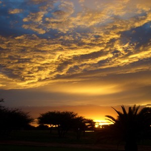 Africa Namibian Sunset
