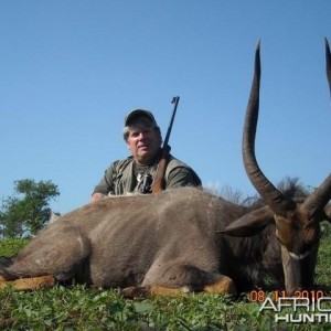 Nyala hunted with Leeukop Safaris in South Africa