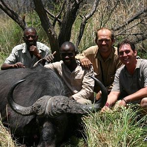 Buffalo hunted in Caprivi Namibia with Van Heerden Safaris