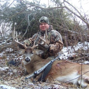 Buck hunted with black powder