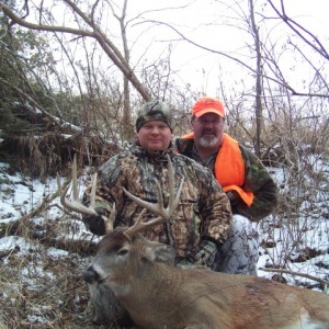 Buck hunted with black powder