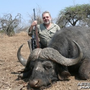 41" Buffalo hunted in MKuze Falls PGR, Kwazulu Natal, RSA