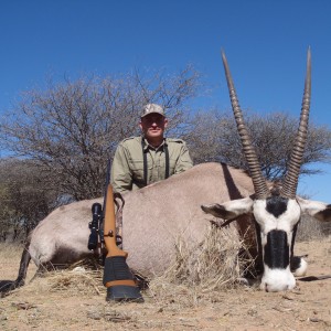 Hunting Gemsbok in Namibia