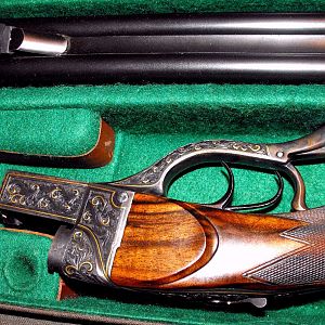 Bailey Bradshaw Rising Block Double Rifle 500ne & 450-400ne
