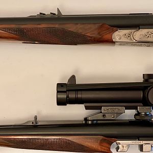 Krieghoff 470NE and 9.3x74 Rifle