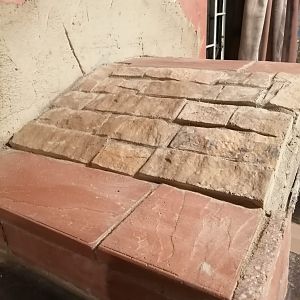 Build in wood fire oven