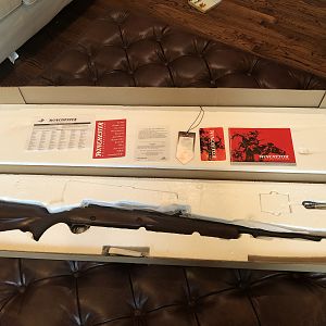 Left hand Winchester 375 H&H Rifle