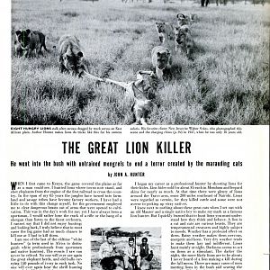 The Great Lion Killer