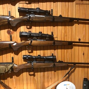 M-70 .375 H&H & Custom M-70 in 7x57 &  Rigby Highland Stalker  9.3x62 Rifles