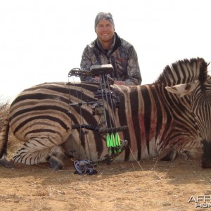 Bowhunting Zebra