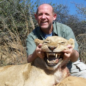 Hunting Lioness in Mozambique