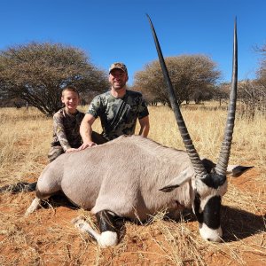 Gemsbok Bow hunt Namibia