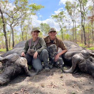 Double Buffalo Hunt Niassa Reserve Mozambique