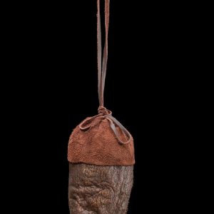 Buffalo Scrotum Draw String Bag