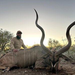 60.5 Inch Kudu Bull Hunt Botswana