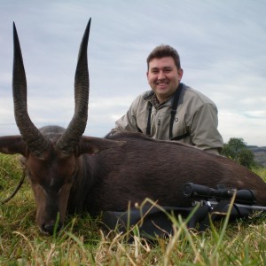 15 inch Bushbuck hunted with muzzleloader in the Eastern cape