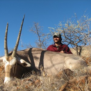 Hunting Golden Oryx in Namibia