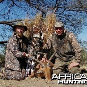 Bowhunting Impala in Namibia