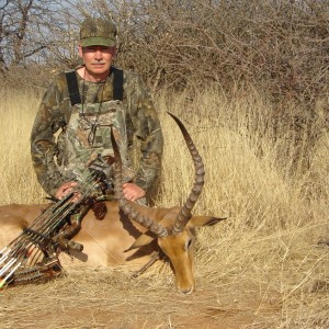 Bowhunting Impala in Namibia