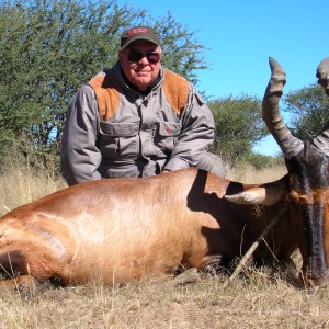 Hunting Red Hartebeest in Namibia