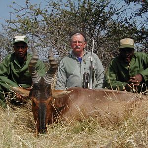 Hunting Red Hartebeest in Namibia