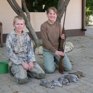 Her first hunt is in Africa