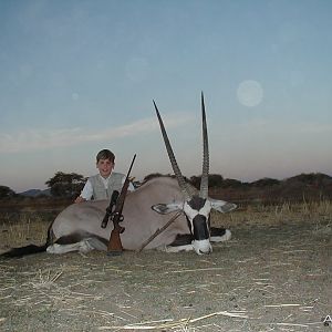 Hunting Gemsbok in Namibia