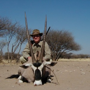 Hunting Gemsbok in Namibia