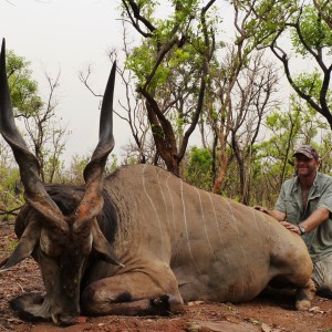 Lord Derby Eland hunted in CAR