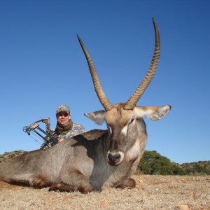 Bowhunting Waterbuck with Wintershoek Johnny Vivier Safaris in South Africa