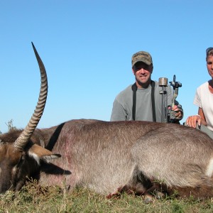 Bowhunting Waterbuck with Wintershoek Johnny Vivier Safaris in South Africa