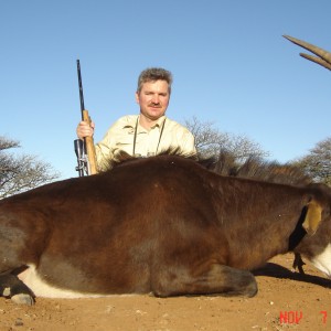 Hunting Sable with Wintershoek Johnny Vivier Safaris in SA