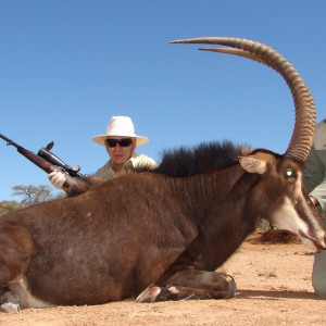 Hunting Sable with Wintershoek Johnny Vivier Safaris in SA