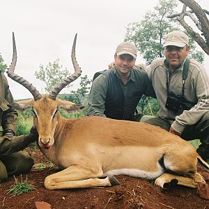 Hunting Impala with Wintershoek Johnny Vivier Safaris in SA