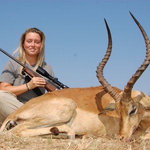 Hunting Impala with Wintershoek Johnny Vivier Safaris in SA