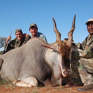 Hunting Eland with Wintershoek Johnny Vivier Safaris in SA