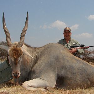 Hunting Eland with Wintershoek Johnny Vivier Safaris in SA