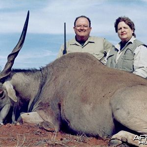 Hunting Eland with Wintershoek Johnny Vivier Safaris in SA