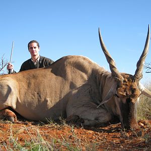 Hunting Eland with Wintershoek Johnny Vivier Safaris in SA