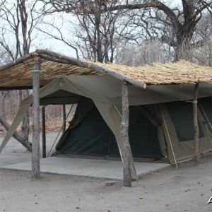 Tented camp in Caprivi Namibia