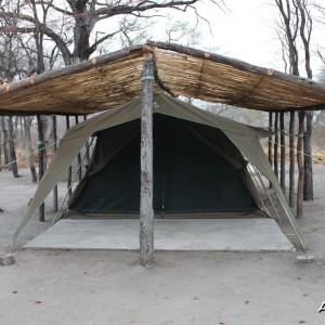 Tented camp in Caprivi Namibia