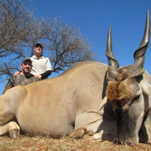 Eland hunted with Hartzview Safaris SA