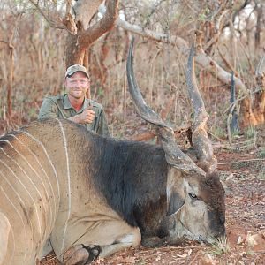 Lord Derby Eland hunted in Central African Republic with CAWA