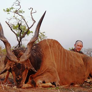 Lord Derby Eland hunted in Central African Republic with CAWA