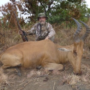 Hartebeest hunted in CAR with CAWA