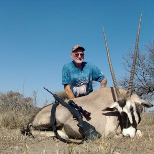 Gemsbok hunted with Cruiser Safaris