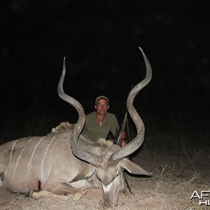 59 inch Kudu hunted in Namibia