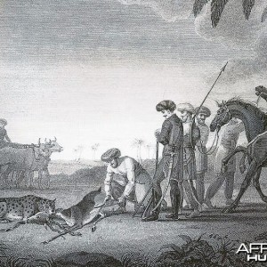 Hunting Blackbuck with Cheetah ca. 1812