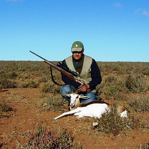 Cape springbok hunted with 30-06