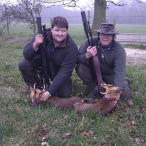 Muntjac hunt in the UK